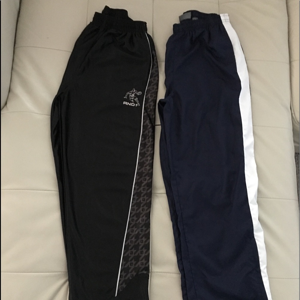 2 pair boys Athletic pants size Small